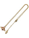 New Diamante Heart Necklace Gold - VIVIENNE WESTWOOD - BALAAN 2