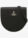 Saffiano Saddle Cross Bag Black - VIVIENNE WESTWOOD - BALAAN 4