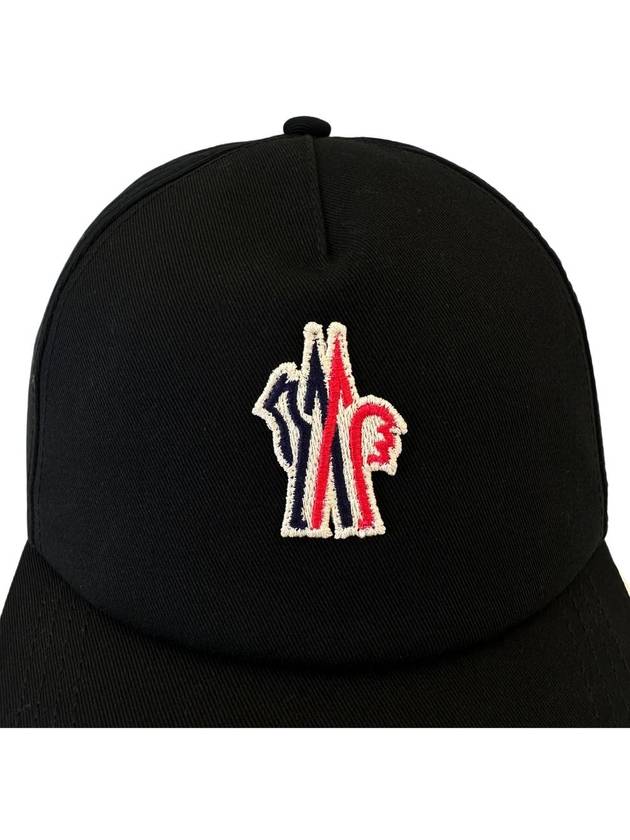 Grenoble Logo Cap Hat 3B00005 999 - MONCLER - BALAAN 4