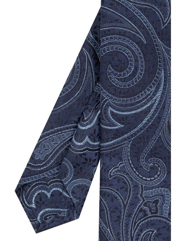 Etro Silk Tie, Men's, Navy Blue - ETRO - BALAAN 3