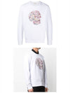 650434 QQZ69 0900 Motif Skull Sweatshirt Sweatshirt White Men's T-Shirt TR - ALEXANDER MCQUEEN - BALAAN 4