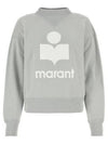 24SS Moby Logo Sweatshirt Light Blue SW0003FA A1M07E LUEC - ISABEL MARANT - BALAAN 1