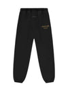 Fleece State Pants Black 130BT242020F - FEAR OF GOD ESSENTIALS - BALAAN 1