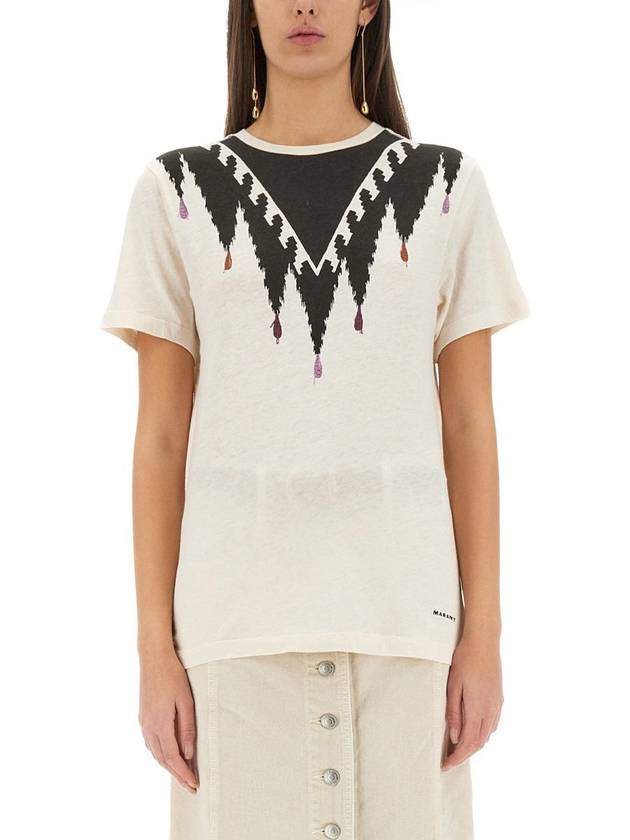 Isabel Marant Étoile T-Shirt "Zewel" - ISABEL MARANT ETOILE - BALAAN 1