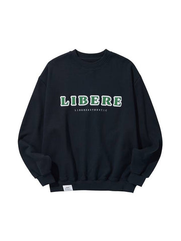 Logo Sweatshirt Navy - LIBERE - BALAAN 1