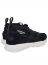 S0A57 GHB 0NO Sound Mid Top Sneakers Black - VALENTINO - BALAAN 4