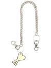 Heart Logo Chain Key Holder Yellow - AMI - BALAAN 2