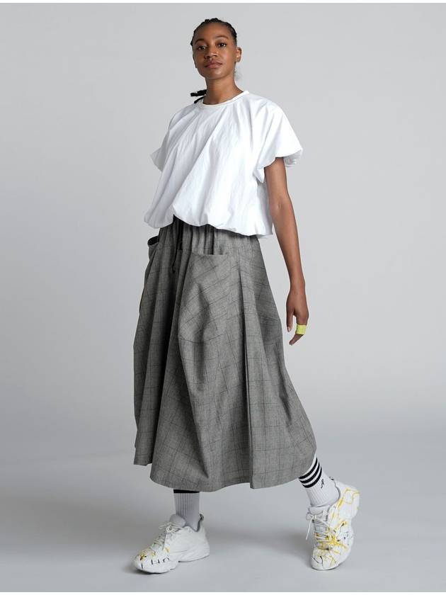 Tech Flare Wide Pants Gray - ATHPLATFORM - BALAAN 7