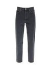 90S Pinch Waist Denim Straight Jeans Black - AGOLDE - BALAAN 2