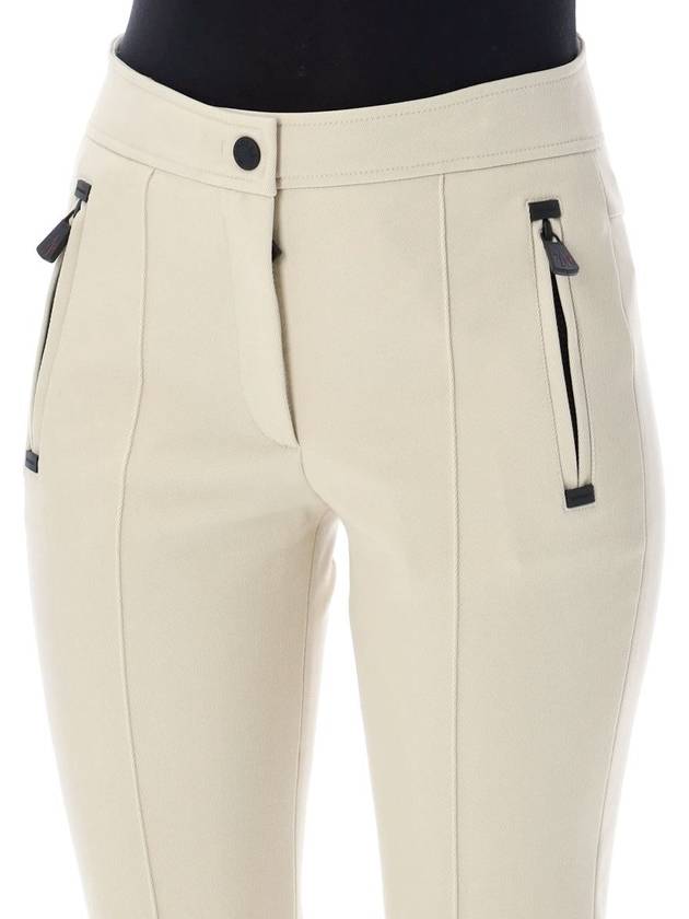 Grenoble straight pants white - MONCLER - BALAAN 4