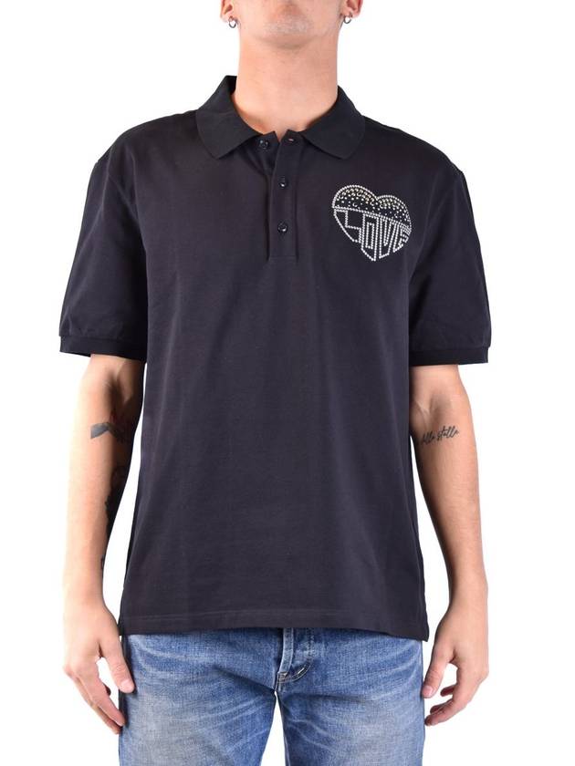 Cotton PK Shirt Black - VALENTINO - BALAAN 2