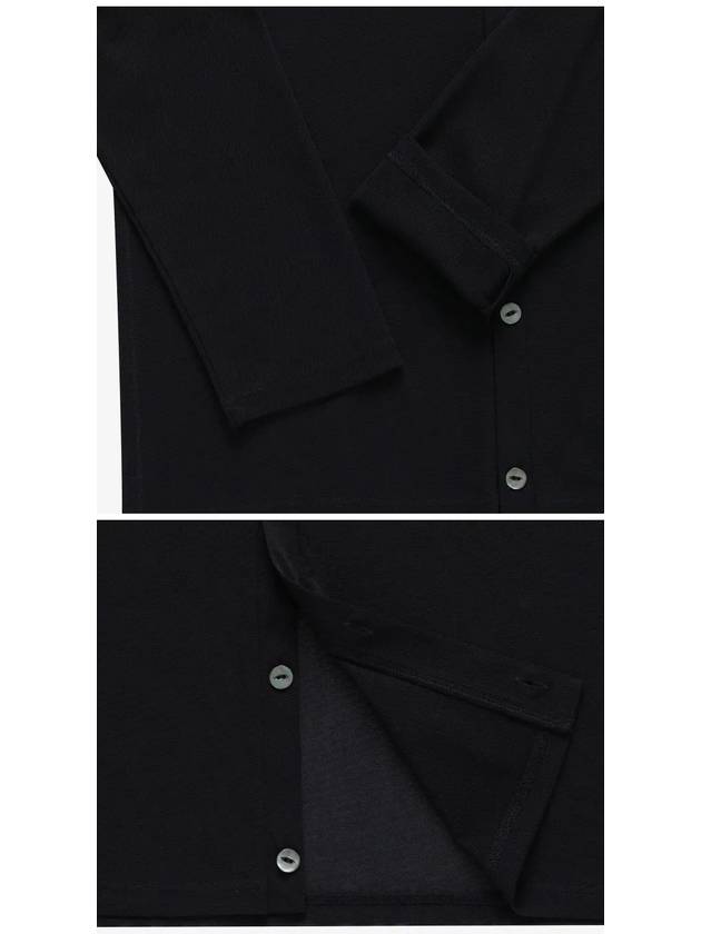 V Neck Cardigan Black - NEEDLES - BALAAN 4