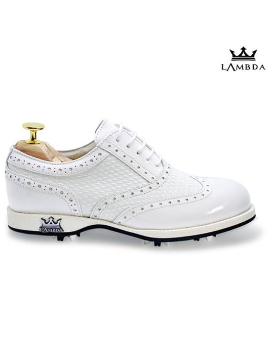 Golf Shoes Antares White White Sole 20% - LAMBDA - BALAAN 1