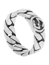 Interlocking G Wide Ring Silver - GUCCI - BALAAN 3