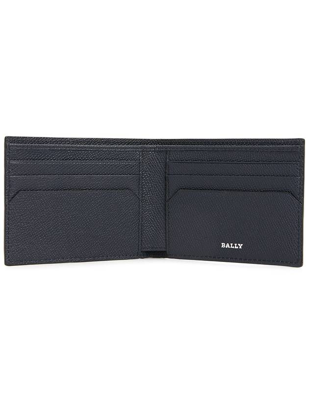 Tevyelt Logo Bifold Wallet Navy - BALLY - BALAAN 5