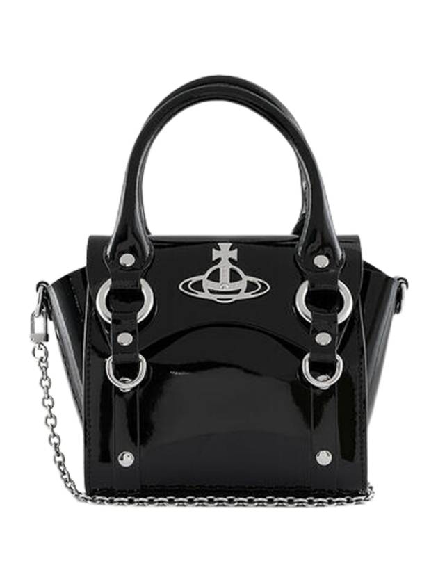 Betty Mini Leather Tote Bag Black - VIVIENNE WESTWOOD - BALAAN 2