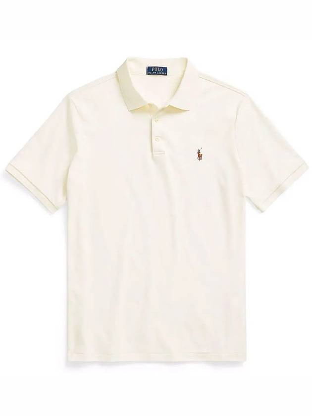 24SS Polo Men's Color Pony Logo Embroidered Soft Cotton Short Sleeve Collar 710666999007 - RALPH LAUREN - BALAAN 1