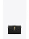 Cassandre Envelope Pouch Bag Black - SAINT LAURENT - BALAAN 2