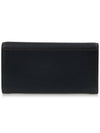 TB Logo Grainy Leather Continental Long Wallet Black - BURBERRY - BALAAN 4