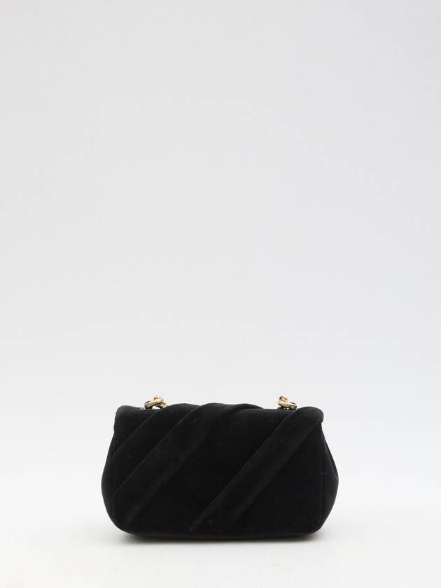 Kira Draped Velvet Mini Flap bag - TORY BURCH - BALAAN 2