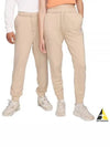 Women's Sportswear Club Fleece Mid-Rise Jogger Track Pants Ivory - NIKE - BALAAN 2