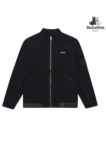 single layer blouson jumper 1114GZGNBLACK - BLACK&WHITE - BALAAN 1