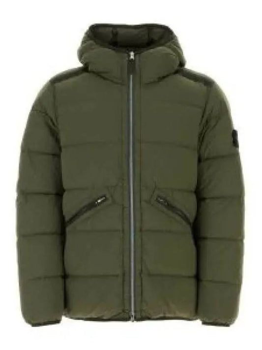 Seamless Tunnel Nylon Down Padding Green - STONE ISLAND - BALAAN 2