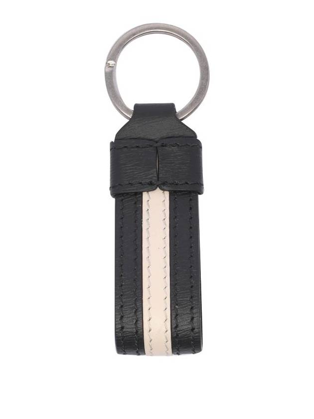 Logo Print Key Holder Black - BALLY - BALAAN 3