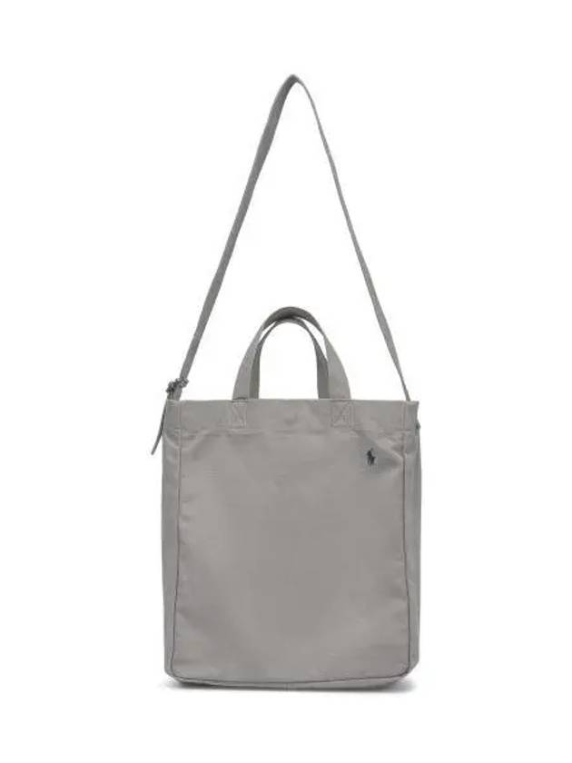 30 reward points canvas shopper tote gray - POLO RALPH LAUREN - BALAAN 1