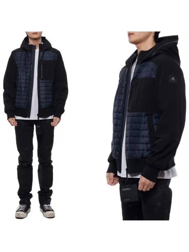 Sherwood Down Bomber Jacket Navy - MOOSE KNUCKLES - BALAAN 2