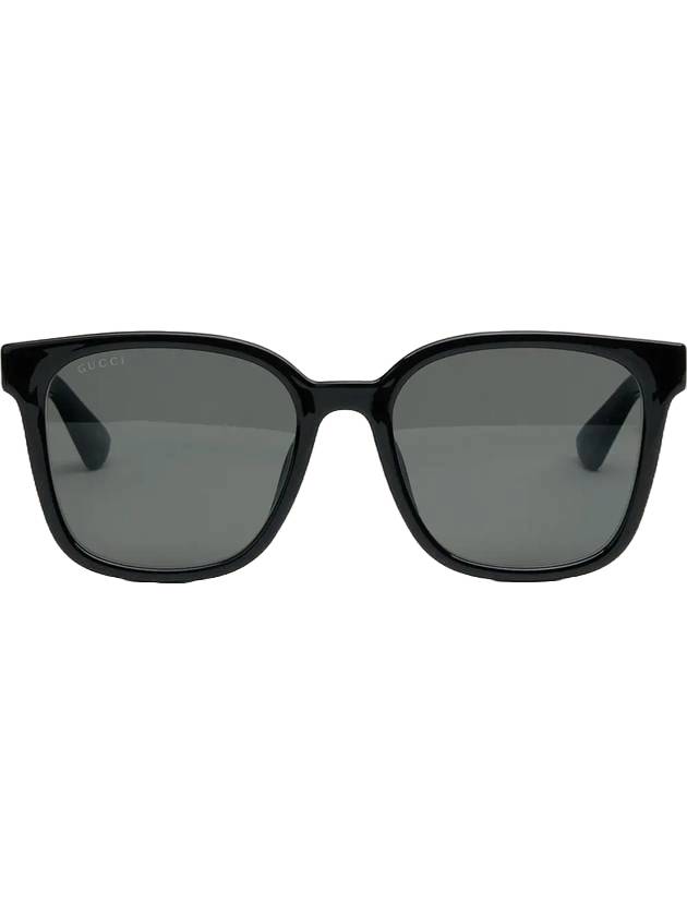 Eyewear Square Oversized Horn-Rimmed Sunglasses Black - GUCCI - BALAAN 1