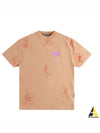 Painted PXP Classic Short Sleeve T-Shirt Orange - PALM ANGELS - BALAAN 2