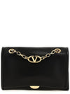 JF Black Valentino Garavani VLogo Chain shoulder bag 5W2B0N93PHV0NO - VALENTINO - BALAAN 1