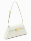 Medium brushed handbag white 1BD343 - PRADA - BALAAN 3