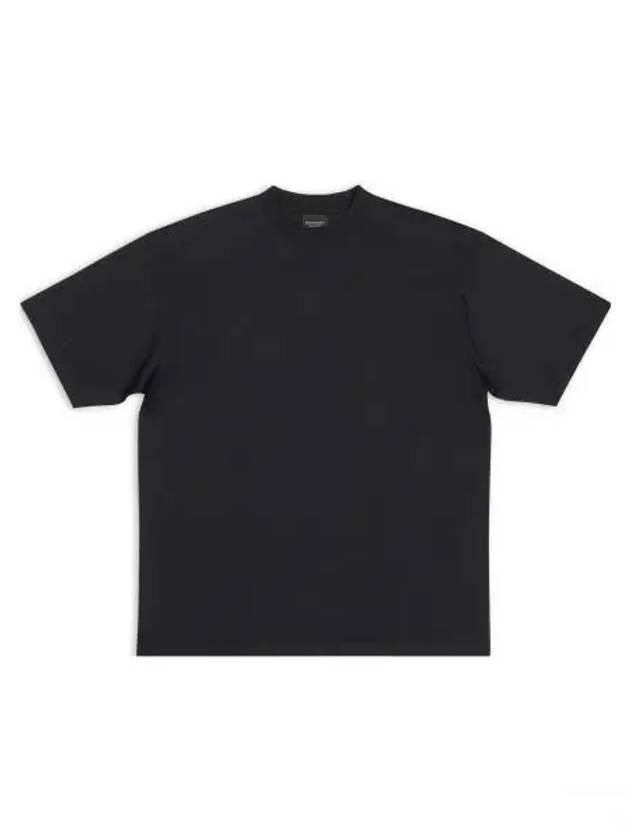 Care Label Print Short Sleeve T-Shirt Black - BALENCIAGA - BALAAN 2