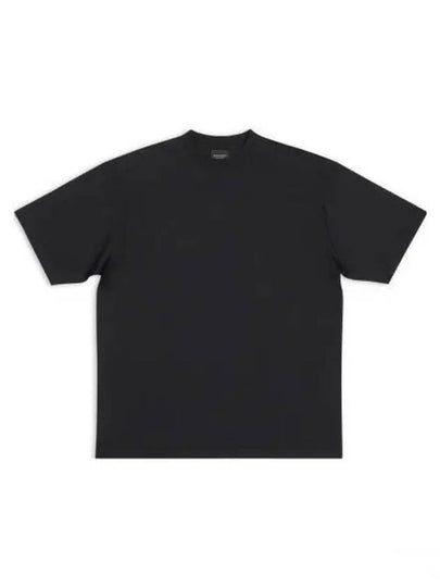 Care Label Print Short Sleeve T-Shirt Black - BALENCIAGA - BALAAN 2