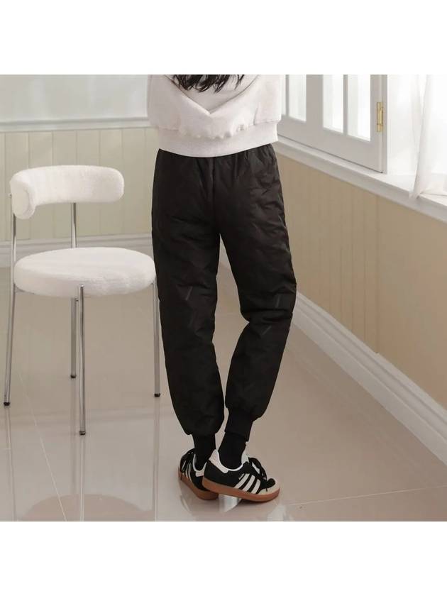 Winter golf padded pants high frequency pattern women s jogger quilted brushed wear - TEE AND - BALAAN 4