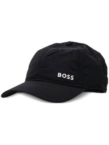 Lach Logo Ball Cap Black - HUGO BOSS - BALAAN 1