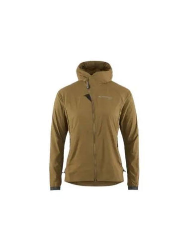 Women's Nal Hooded Windbreaker Olive - KLATTERMUSEN - BALAAN 1