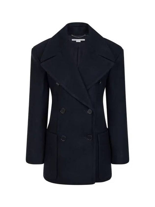 Wide lapel double peacoat navy 271597 - STELLA MCCARTNEY - BALAAN 1