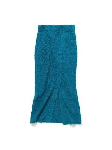 One Piece Women Linen Cotton Wrap Skirt Blue - AURALEE - BALAAN 1