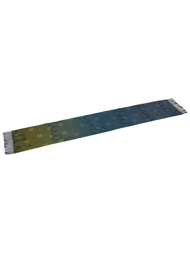 Gradient Effect Scarf Blue - PAUL SMITH - BALAAN 5