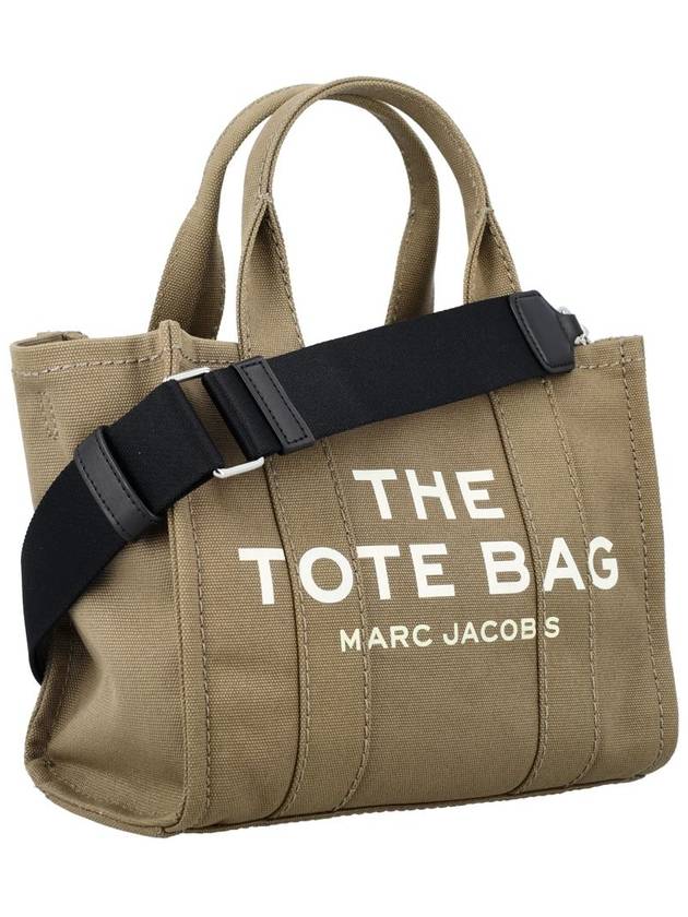 Logo Small Canvas Tote Bag Khaki - MARC JACOBS - BALAAN 3