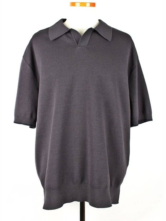 PK collar short sleeve knit XL - SANDRO - BALAAN 1