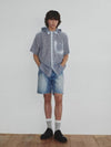 Layered Carpenter Denim Shorts_Blue - KINETO - BALAAN 2