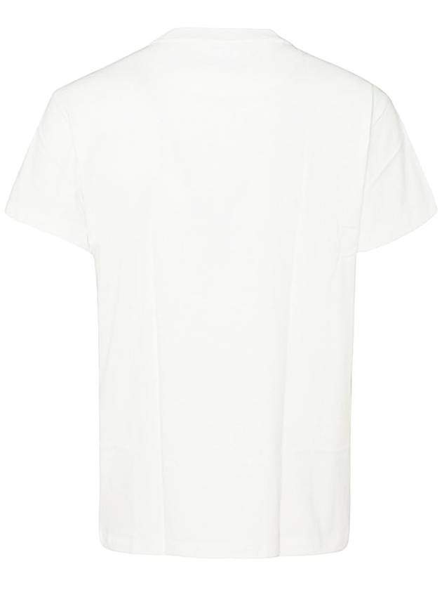 Logo Patch Cotton Short Sleeve T-Shirt 3 Pack White - JIL SANDER - BALAAN 3