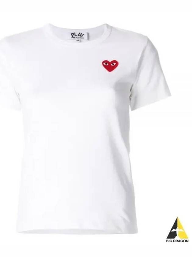 Logo Wappen Short Sleeve T-Shirt P1 T107 2 White - COMME DES GARCONS - BALAAN 2