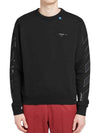 Unfinished Arrow Sweatshirt Black - OFF WHITE - BALAAN 3