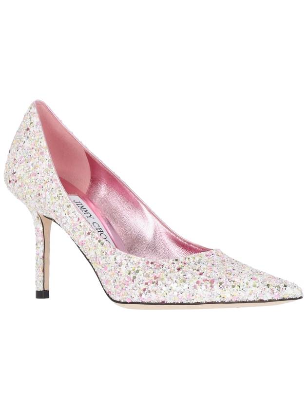 Love 85 Frosted Glitter Pumps Heel Candy Pink - JIMMY CHOO - BALAAN 3