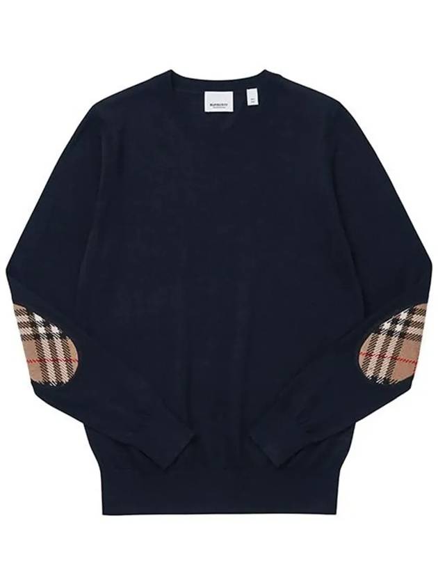 Bempton Knit Top Navy - BURBERRY - BALAAN 4